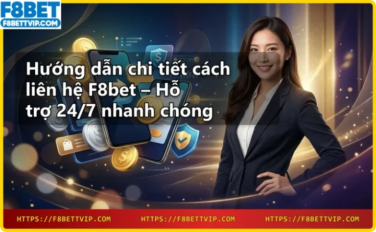 Ba kênh hỗ trợ F8bet phổ biến: chat, email, hotline – hiển thị dạng thẻ phát sáng trên nền tối