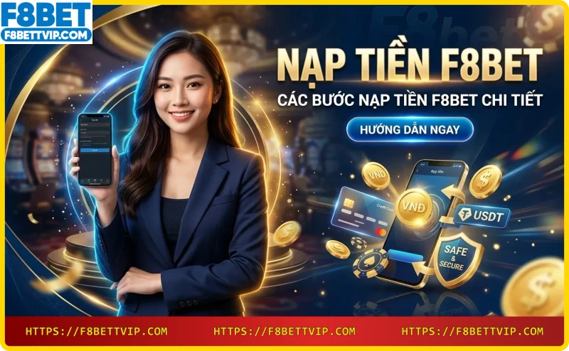 Các bước nạp tiền F8bet chi tiết trên ứng dụng di động