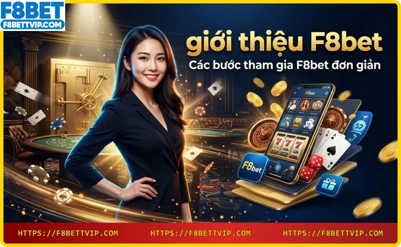 Các bước tham gia F8bet: truy cập, đăng ký, nạp tiền, cá cược