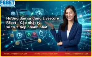 Giao diện livescore F8bet trên máy tính với nhiều trận đấu thời gian thực