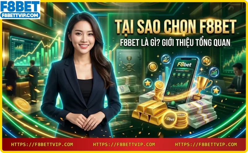 Giấy phép hoạt động phát sáng và máy tính xách tay hiển thị F8bet, nền thành phố về đêm