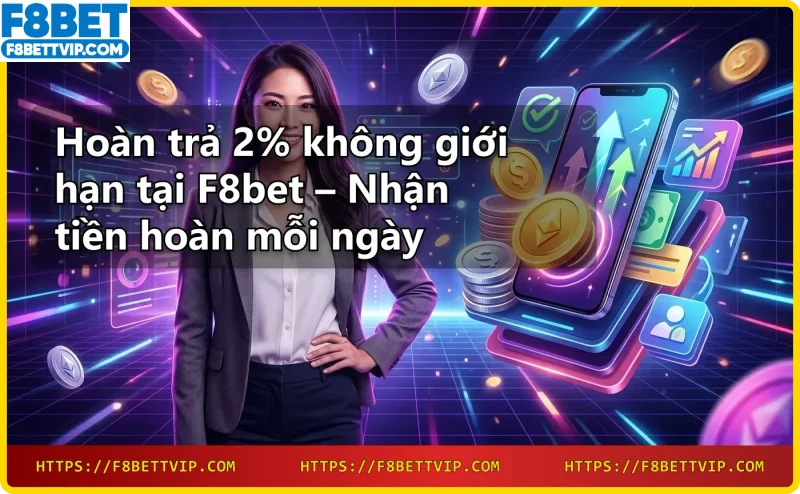 Hoàn trả 2% F8bet không giới hạn