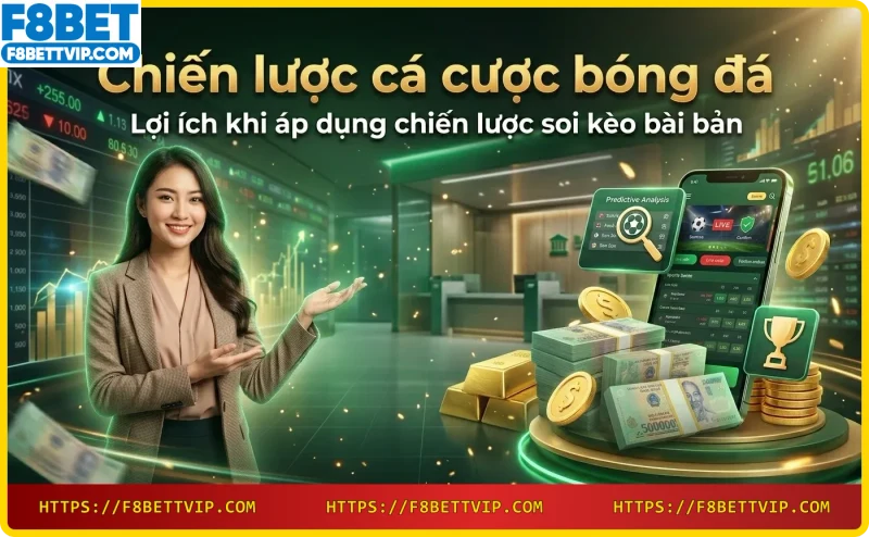 Lợi ích chiến lược soi kèo - Cúp vàng, tiền xu và biểu đồ tăng trưởng