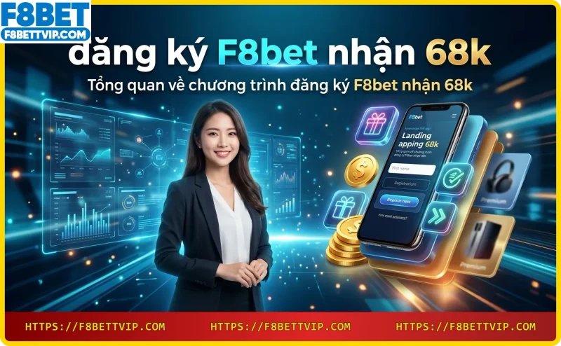 Tổng quan chương trình đăng ký F8bet nhận 68k